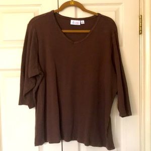 ❤️❤️ 2/$40 D & Co Denim + Company Sweater 2X